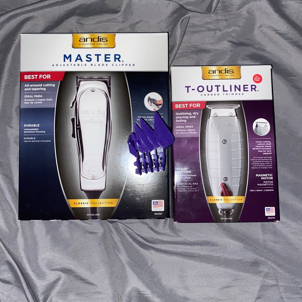 Andis masters and T outliner